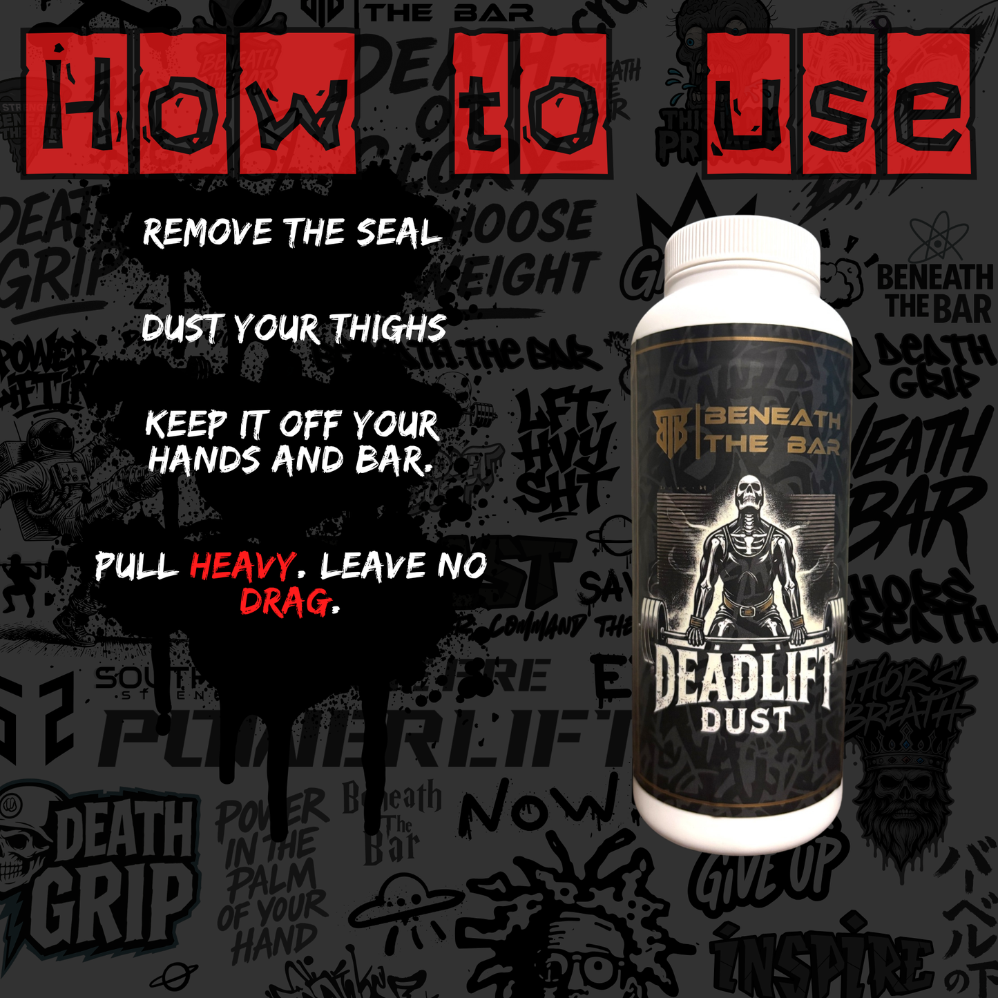 Deadlift Dust – Friction-Free Pulling Powder